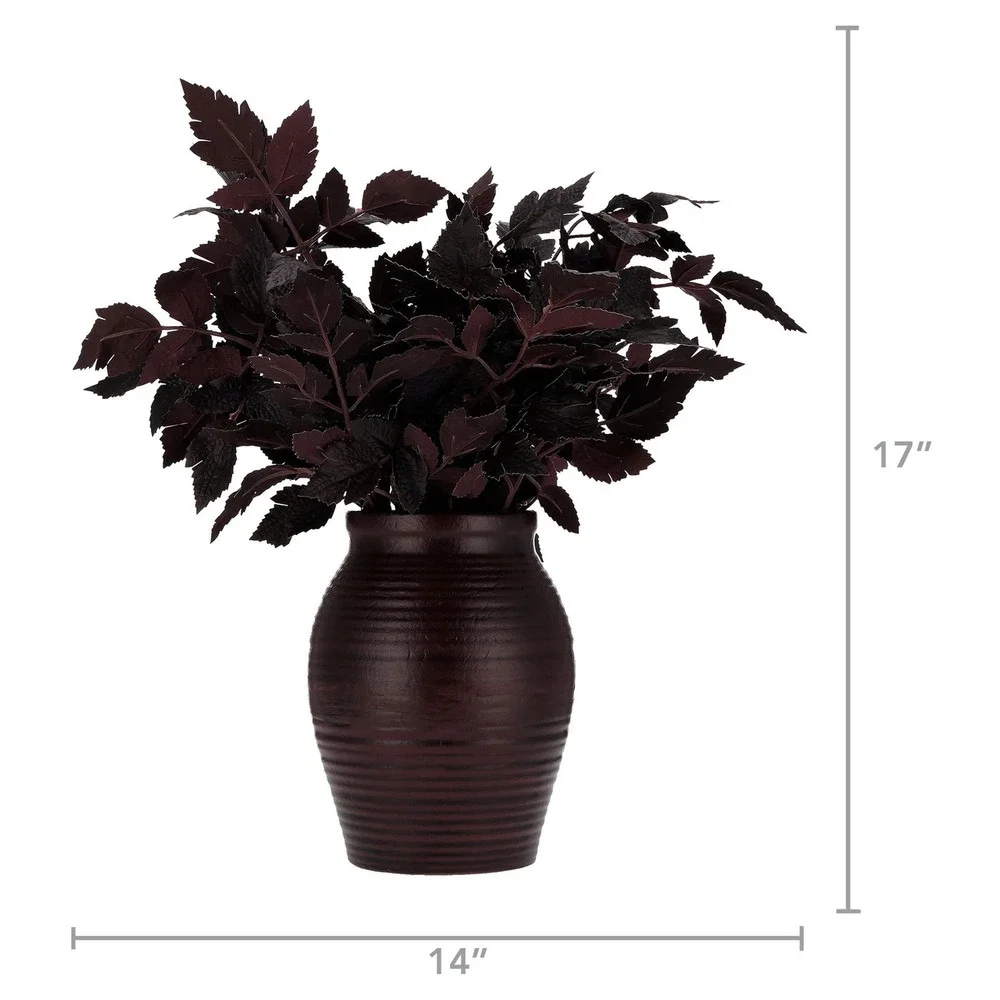 My Texas House Layered Plum Foliage Arrangement Vase 20